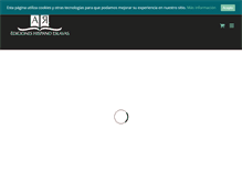 Tablet Screenshot of edicioneshispanoeslavas.com